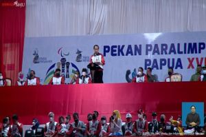 Tutup Peparnas XVI, Presiden Jokowi: Kinerja  Provinsi Papua Luar Biasa!