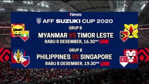 LIVE di iNews Penyisihan Grup A Piala AFF 2020: Myanmar vs Timor Leste dan Filipina vs Singapura