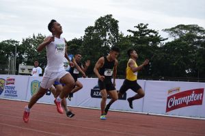 Deka Pratama Raja Sprint 100 Meter di North Sumatera Qualifiers