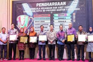 Pemkab Tangerang Raih Penghargaan Pengelolaan Uang dan Aset Daerah Terbaik