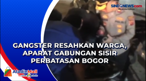 Gangster Resahkan Warga, Aparat Gabungan Sisir Perbatasan Bogor