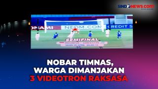 Nobar Timnas U-23 Indonesia vs Irak, Warga Balikpapan....