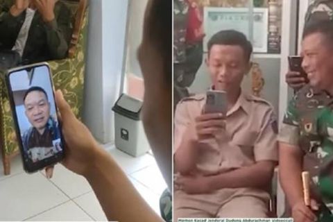 Tawari Siswa Viral Karena Sol Sepatu Lepas Jadi Bintara TNI, KSAD Dudung Diapresiasi