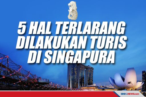 5 Hal Terlarang Dilakukan Turis di Singapura