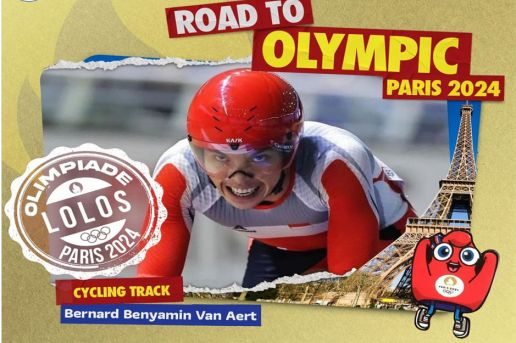 Bernard Benyamin Van Aert, Pesepeda Indonesia Lolos ke Olimpiade Paris 2024
