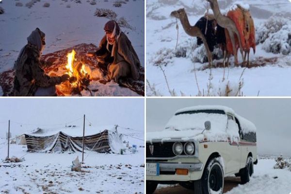 Salju Turun di Arab Saudi Pertanda Kiamat Sudah Dekat?