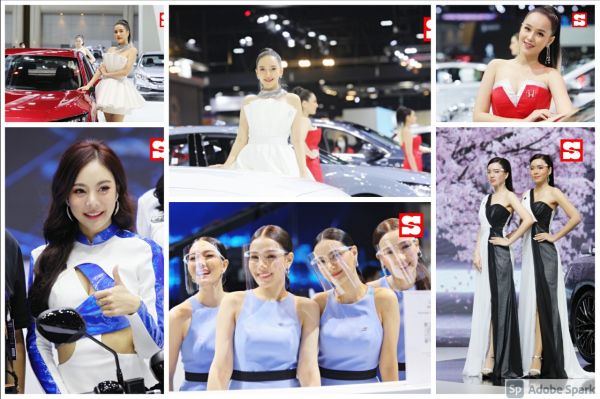 Cantiknya SPG Bangkok Motor Show yang Sudah Tidak Lagi Bermasker