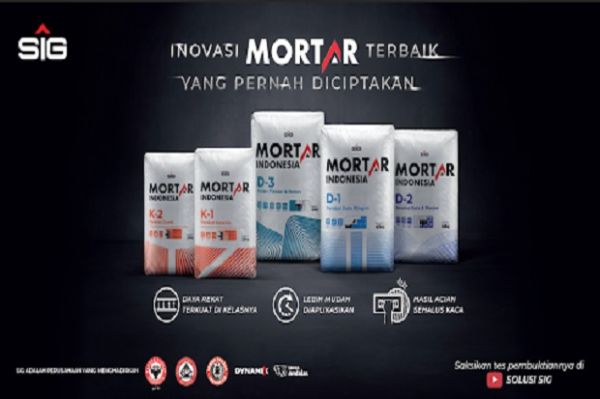 Mortar Indonesia dari SIG Siap Kuasai Pasar Industri Turunan Semen