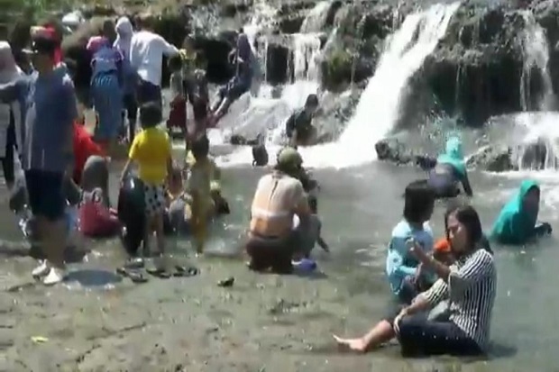 Dam Licin Sungai Welang Jadi Primadona Wisata Murah Meriah di Pasuruan