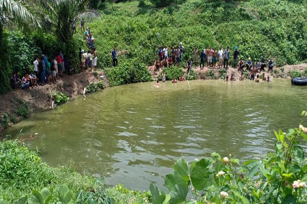 Dua Bocah Perempuan Ditemukan Tewas Tenggelam di Kolam Kebun Sawit