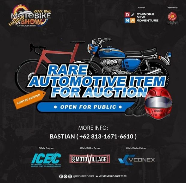 Pantengin, IIMS Motobike Hybrid Show Lelang Murah 13 Motor