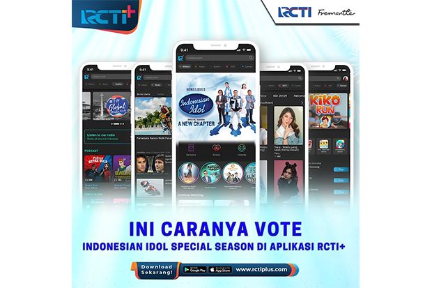 Babak Showcase Indonesian Idol Special Season, Begini Cara Vote Kontestan Favoritmu lewat Aplikasi RCTI+
