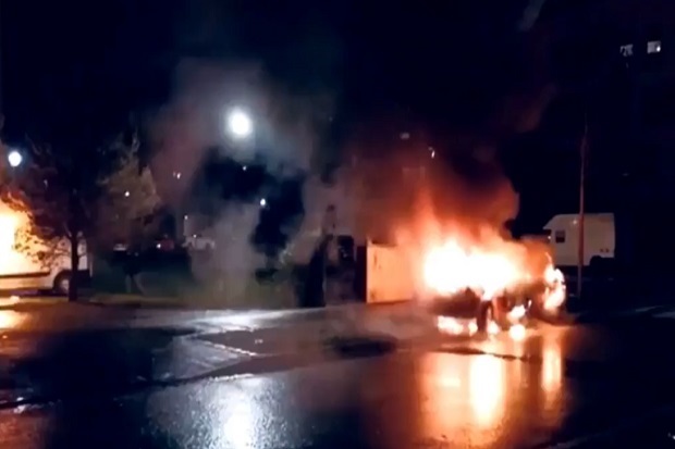 Malam Tahun Baru di Strasbourg Prancis Kacau, 30 Mobil Dibakar