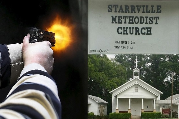 Duel dengan Buronan di Kamar Mandi Gereja, Pastor Ini Terbunuh Pistolnya Sendiri