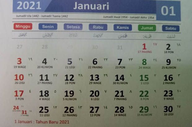 Jadwal Puasa Sunnah Bulan Januari 2021
