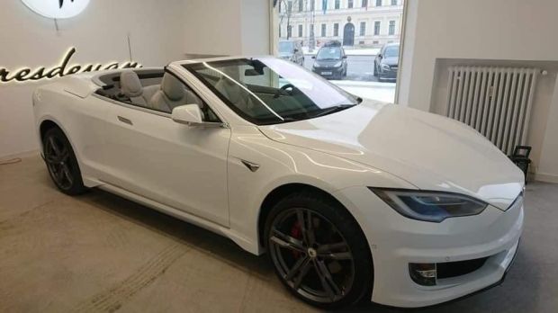 Tesla Model S Diubah Jadi Cabriolet, Bagus atau Jelek?