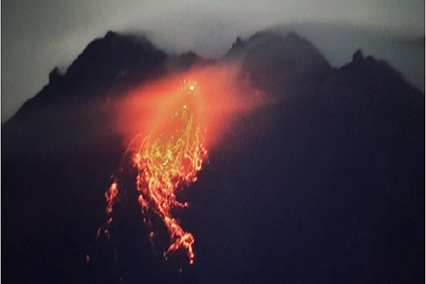 Aktivitas Gunung Merapi Masih Membahayakan, Terjadi 40 Kali Guguran Lava Pijar