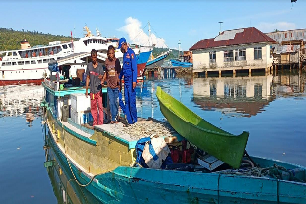 Polair Polda Malut Bekuk 9 Pelaku Bom Ikan di Taliabu