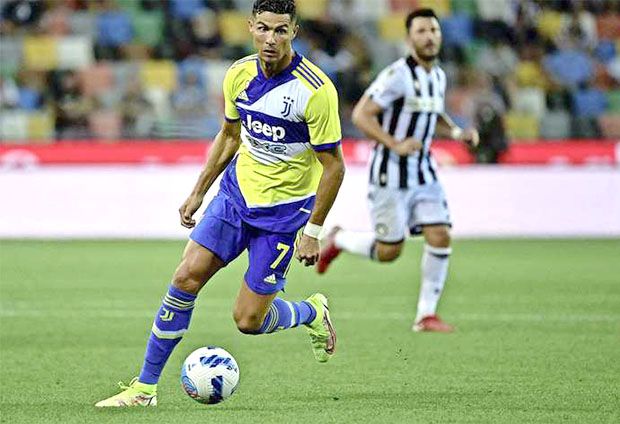 Hasil Liga Italia: Gol Ronaldo Dianulir, Juventus Diimbangi Udinese di Pekan Pertama