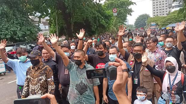 Novel Baswedan Berhenti dari KPK, Aktivis IMM Gelar Aksi di Depan Istana