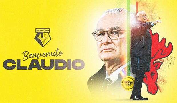 Claudio Ranieri Resmi Jadi Pelatih Watford, Debut Lawan Liverpool