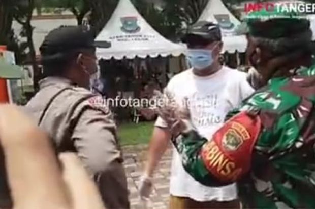 Jelang Pilkades 77 Desa di Kabupaten Tangerang, Aparat TNI/Polri Gelar Simulasi Pengamanan