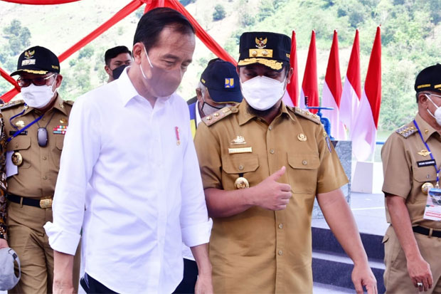 Diresmikan Jokowi, Bendungan Karalloe Mengairi 7 Ribu Hektar Lahan Pertanian