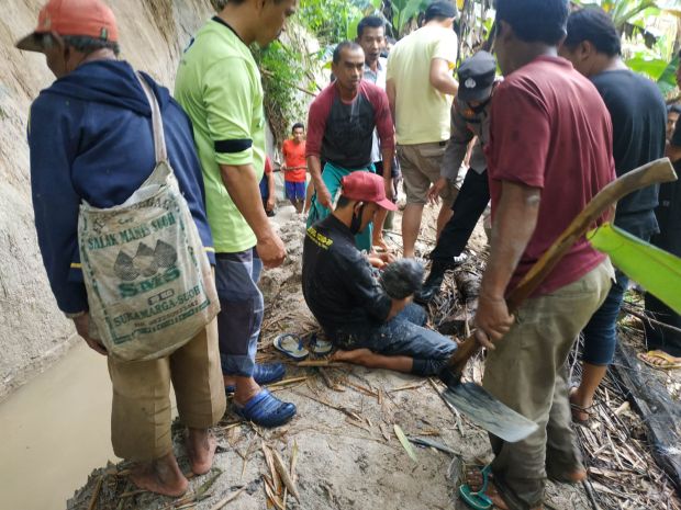 2 Bocah di Lampung Barat Tertimbun Longsoran Tebing Setinggi 5 Meter, 1 Ditemukan Tewas
