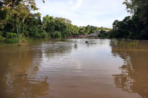 BNPB: Banjir Rendam 13 Desa di Kutai Kartanegara