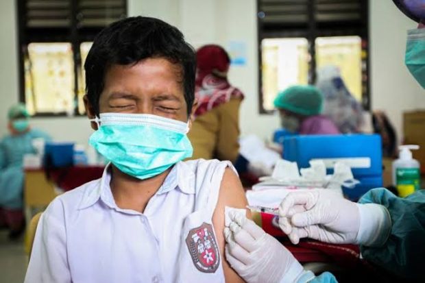 Sudah 21.811 Anak SD di Kota Makassar Ikut Vaksinasi