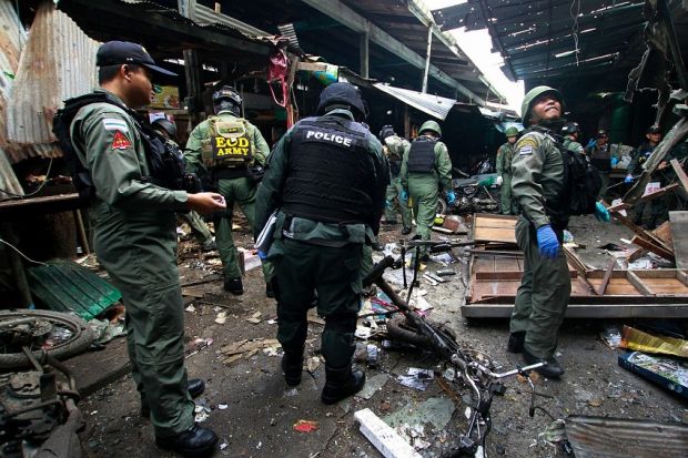13 Serangan Bom Hantam Thailand Selatan, Polisi Tewaskan 2 Tersangka