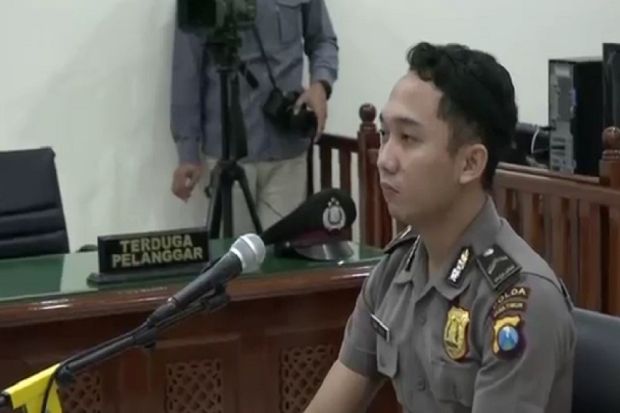 Usai Dipecat Bripda Randy Jalani Proses Pidana Aborsi Novia Widiasari di Pengadilan Negeri