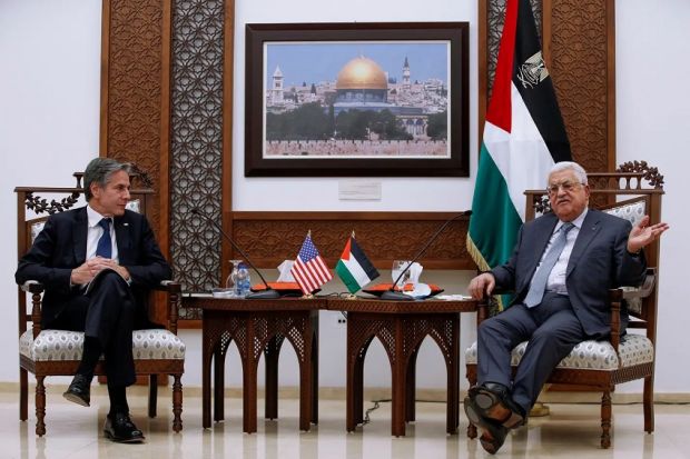 Telepon Presiden Abbas, Menlu AS Bahas Reformasi Otoritas Palestina