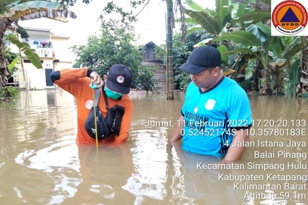 16.811 Warga Ketapang Kalimantan Terdampak Banjir