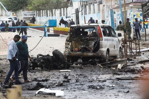 Ledakan Bom Bunuh Diri di Somalia Tengah Tewaskan 13 Orang