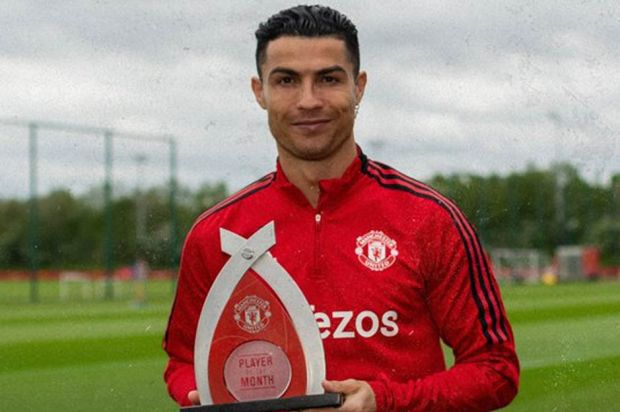 Pemain Man United Terbaik Bulan Ini, Ronaldo: Senang Diakui Komunitas