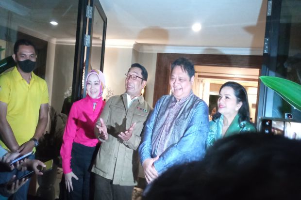 Soal Koalisi Indonesia Bersatu, Ridwan Kamil: Di Bawah Bagus Responsnya Pak Airlangga