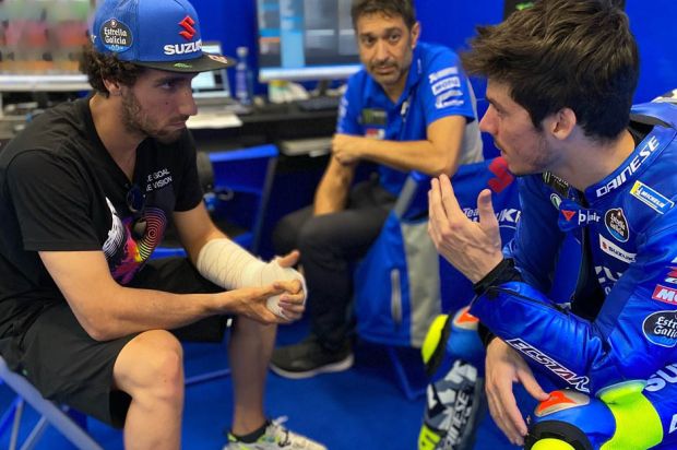 Jalani Terapi 10 Hari, Alex Rins Terancam Absen di MotoGP Jerman 2022