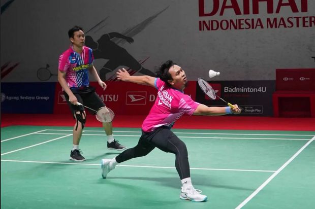 Hasil Indonesia Masters 2022: The Daddies Kalah dari Pasangan Korea Selatan