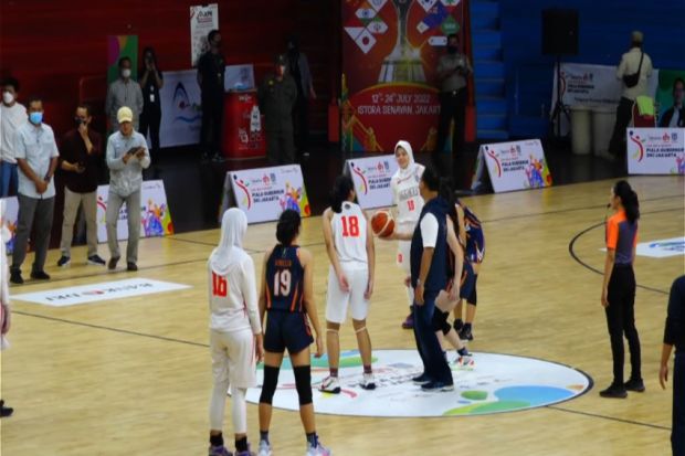Anies Buka Final Liga Basket Piala Gubernur di GOR Soemantri Jaksel