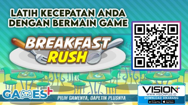 Main Game Breakfast Rush dan Kumpulkan Skor Sebanyak-Banyaknya!