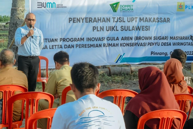PLN Peduli Bantu Pengembangan Fasilitas Konservasi Penyu di Pinrang