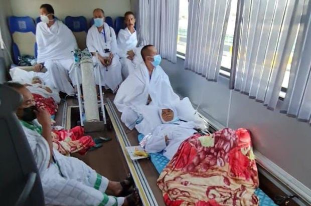 139 Jamaah Haji Sakit Disafariwukufkan Menggunakan Bus dan Ambulans