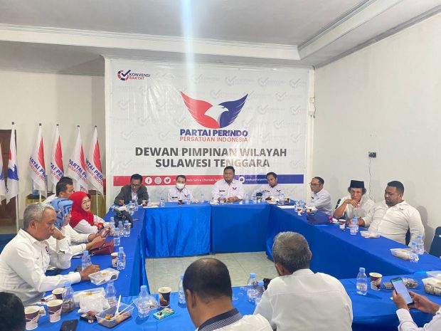 DPW Perindo Sulawesi Tenggara Gelar Rakor Jelang Pemilu 2024