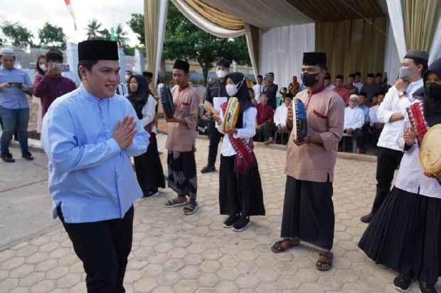 Resmikan Masjid At-Thohir Lampung, Erick Berkaca-kaca Kenang Kegigihan Sang Ayah