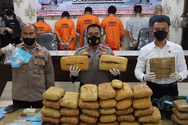 Operasi Antik Singgalang, Polres Pasaman Bekuk Jaringan Narkotika Antar Provinsi