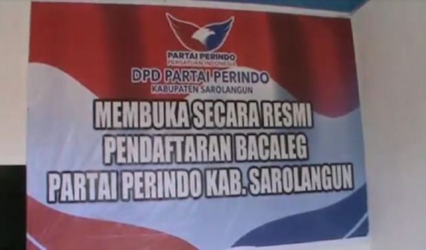 Partai Perindo Sarolangun Incar Milenial Jadi Bacaleg