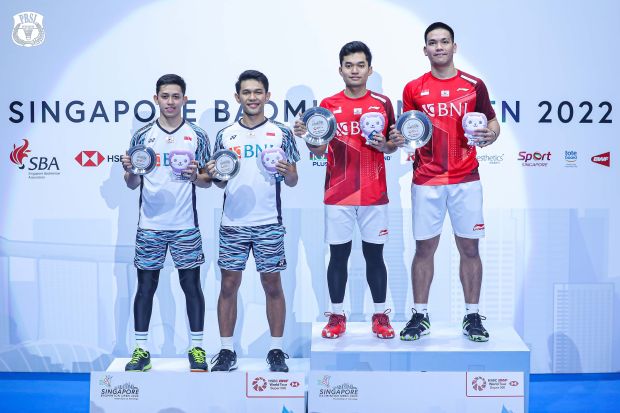 Leo/Daniel Ungkap Kunci Kalahkan Fajar/Rian di Final Singapore Open
