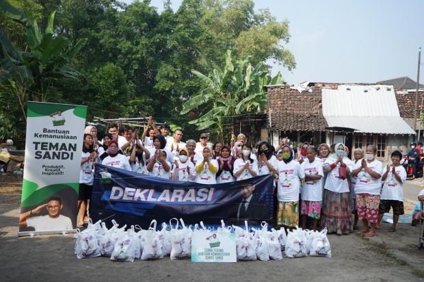 Teman Sandi Gelar Kegiatan di Yogyakarta, Warga Dukung Sandiaga Uno Maju Pilpres 2024