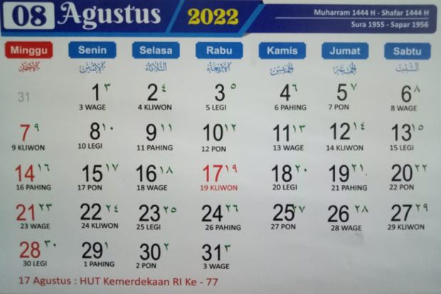 Jadwal Puasa Agustus 2022 Bertepatan Hari Asyura